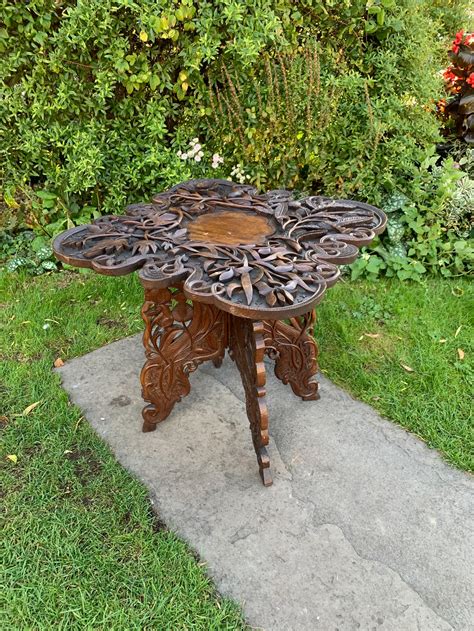 We are one of the major carved wood sofa exporters and carved wooden sofa suppliers, operating in india. Kashmiri Carved Walnut Table | 730192 | Sellingantiques.co.uk