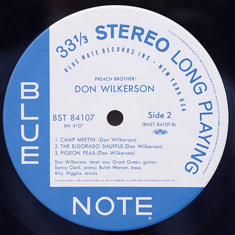 Don Wilkerson Preach Brother ジャズレコード通販・買取のジャストフレンズ