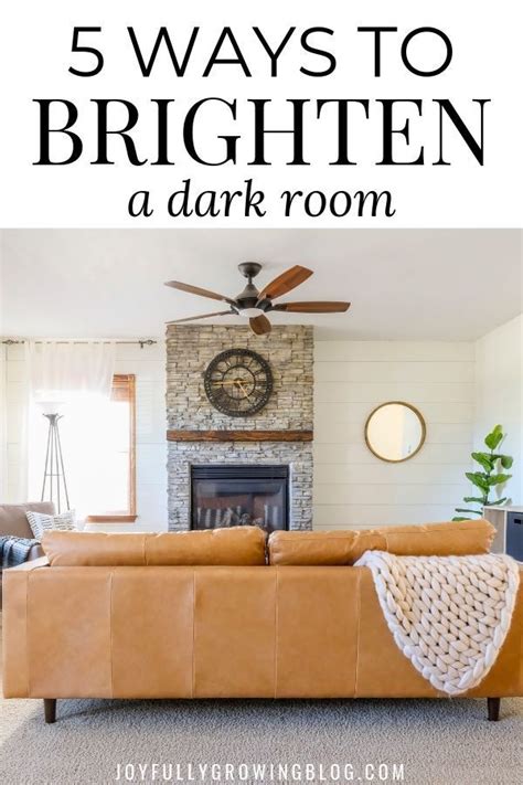 How To Brighten A Room With 6 Easy Tips Dark Living Rooms Colors To