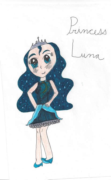 Mlp Princess Luna Humanized By Cutiebeauty8 On Deviantart