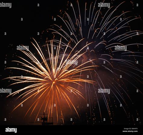 New Years Evefirework Display Stock Photo Alamy