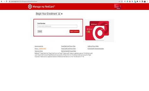 Target Credit Card Payment And Account Login