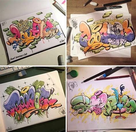 Lista 100 Foto Dibujos A Lapiz De Graffitis Letras Mirada Tensa