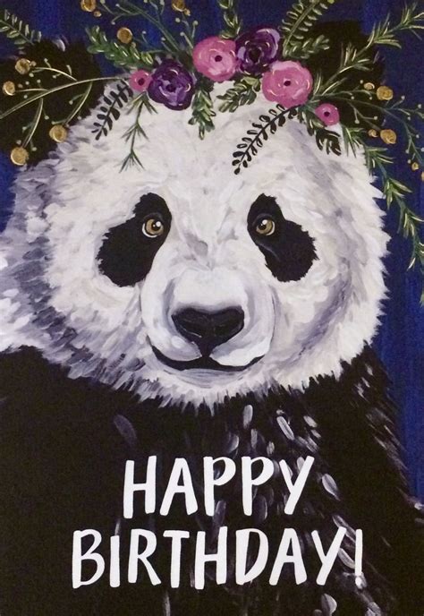 Happy Panda To You Happy Panda Panda Art Cute Animal Drawings