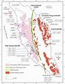 Geological map of peninsular Malaysia, modified after Cobbing et al ...