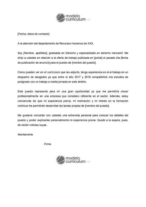 Autocandidatura Carta Presentacion Cv Peter Vargas Ejemplo De Carta