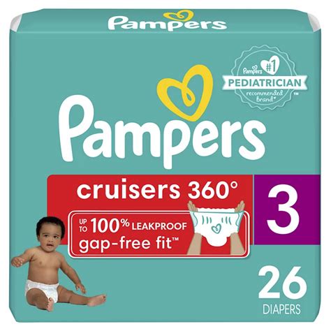 Pampers Cruisers 360 Diapers Size 3 Shop Diapers And Potty At H E B