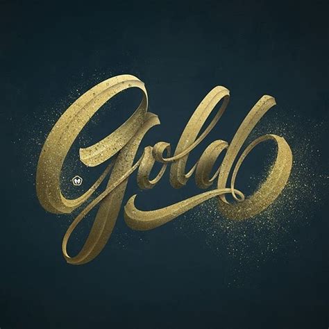 Gold Pure Gold By Maztrone Handmadefont Typography Inspiration