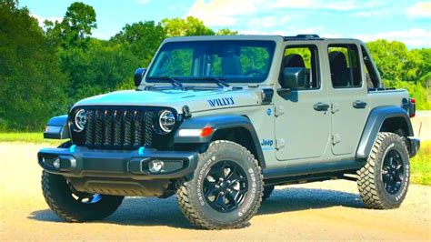 New 2023 Jeep Wrangler Willys 4xe Off Road Youtube