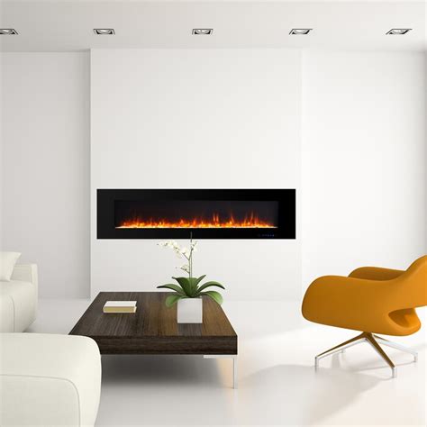 Orren Ellis Krystal Wall Mounted Electric Fireplace And Reviews Wayfair