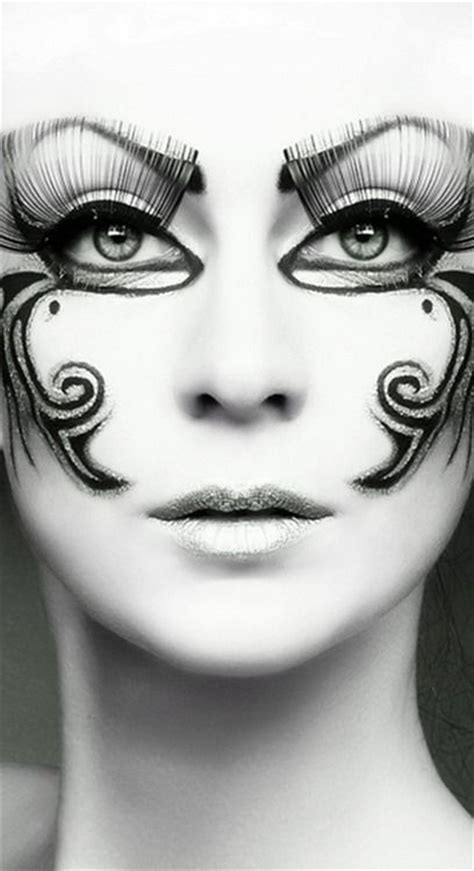 69 Best Black And White Makeup Images On Pinterest Make