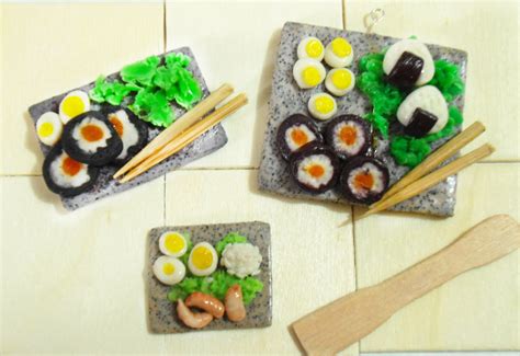 Japanese Miniature Food Tutorial Granite Clay Tutorial Sushi Para