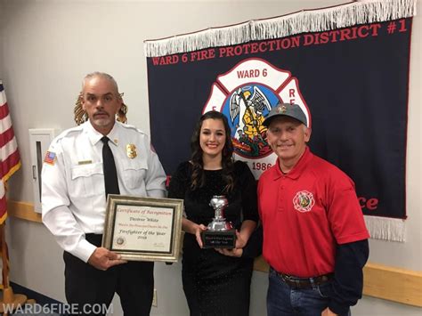 Ward Six Award Recipients Ward Six Fire Protection District No One