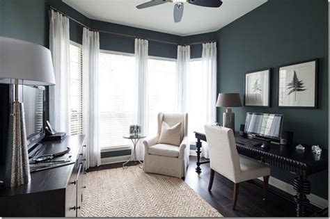Attractive home office paint color ideas 1000 ideas about home. BEFORE & AFTER: HOME OFFICE WITH DRAMATIC WALLS - Heather ...