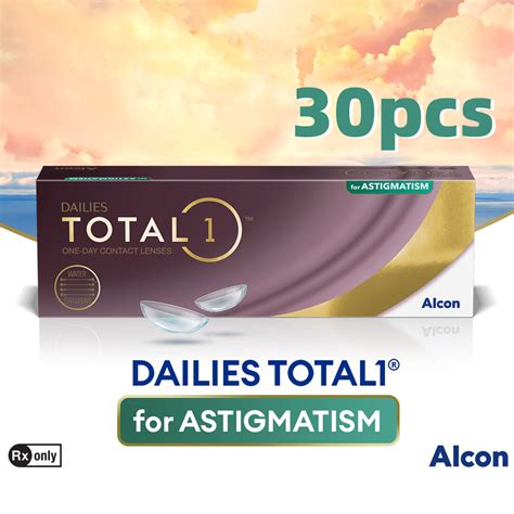 Daily Alcon Dailies Total 1 Toric For Astigmatism 30pcs Box Daily