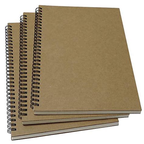 Yuree B5 Spiral Notebook Lined Spiral Ruled Journal With Hard Kraft
