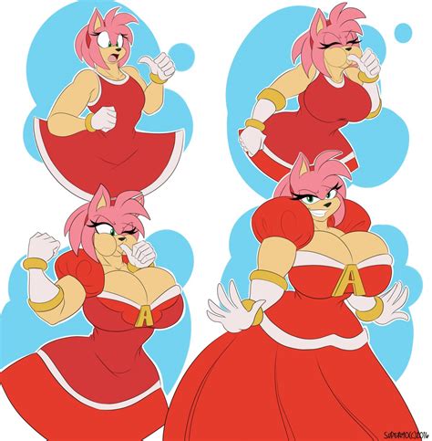 Commission Amy Gown Transformation By Supersonicrulaa Body Inflation Know Your Meme