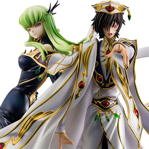 Code Geass Lelouch Of The Rebellion Lelouch Vi Britannia And C C Precious G E M Series Statue