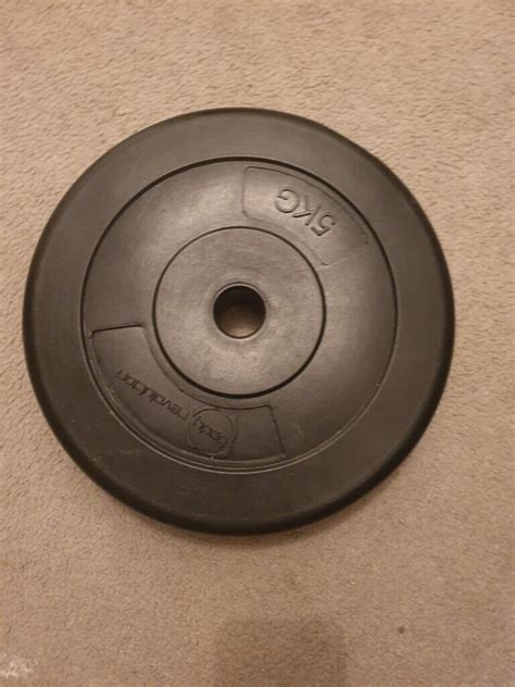 Vinyl Weight Plates Home Gym Gym Dumbbell Barbell 1 Inch 1 2kg