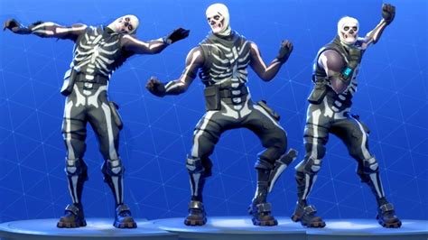 Fortnite Skull Trooper Performs All Dances All Season 1