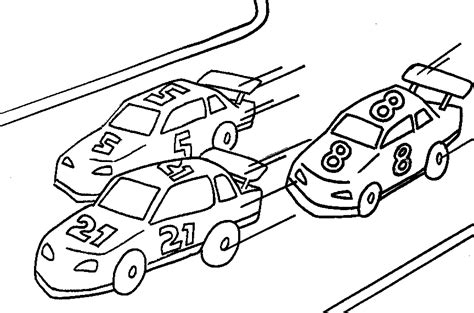 Free Printable Race Car Coloring Pages For Kids