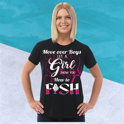 Funny Womens Fishing Adult Ladies Classic T Shirt Girls Etsy