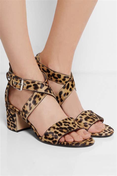 A hair dryer, hairdryer or blow dryer is an electromechanical device that blows ambient or hot air over damp hair to speed the evaporation of water to dry the hair. Gianvito Rossi Leopard-Print Calf Hair Sandals - Lyst