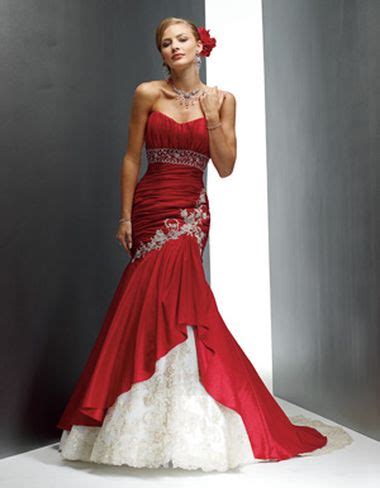 полус: сводебные платья красные