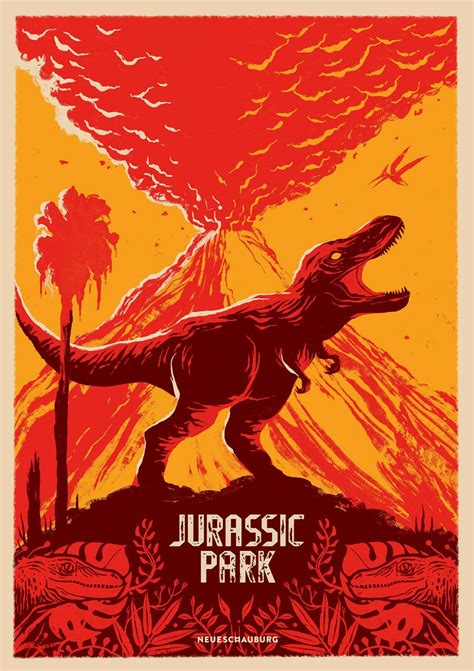 Jurassic Park Art Print Poster Fine Art A1 Wall Decor Picture Etsy