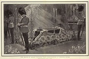 The Death of Queen Victoria, the Lying-in-State at Osborne House stock ...