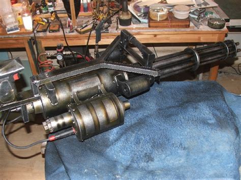 Make A Prop M134 Minigun From Junk 12 Steps Instructables