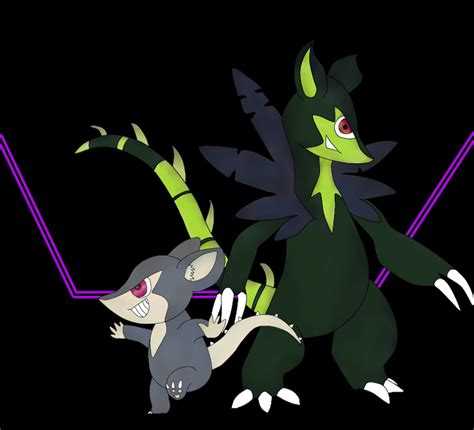 posion rat fakemon by traein on deviantart