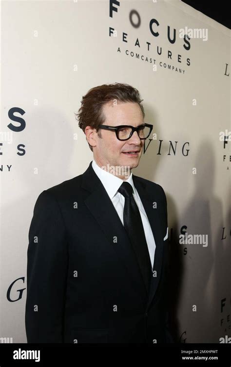 colin firth seen at the los angeles premiere of focus features loving at the samuel goldwyn