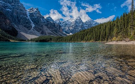Download 3840x2400 Wallpaper Clean Lake Mountains Range