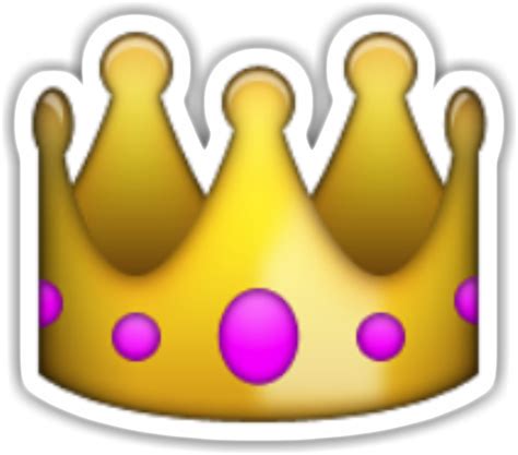 Transparent Iphone Crown Emoji Original Size Png Image Pngjoy