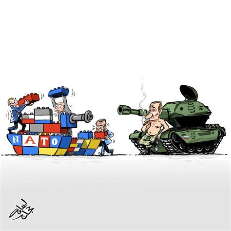 Nato And Putin Cartoon Movement