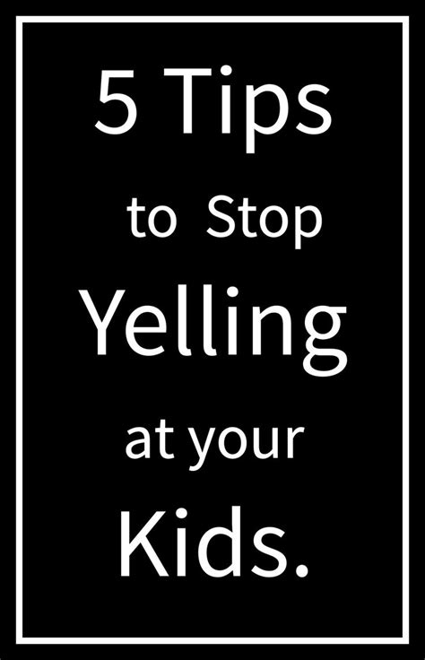 How To Stop Yelling At Your Kids By Speech Therapy Kid And Listening