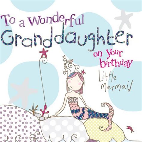Why happy birthday wish for grand daughter? Granddaughter Mermaid Birthday Card | Birthday cards ...