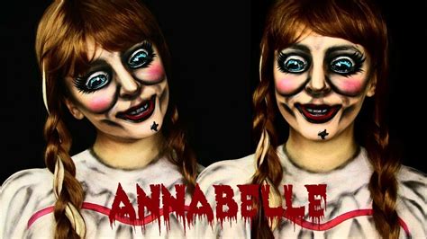 Annabelle Halloween Makeup And Body Paint Tutorial Youtube
