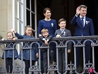 Federico y Mary de Dinamarca con sus hijos en el 75 cumpleanos de ...
