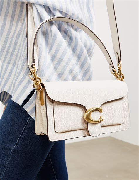 Coach Leather Tabby 26 Shoulder Bag White Lyst