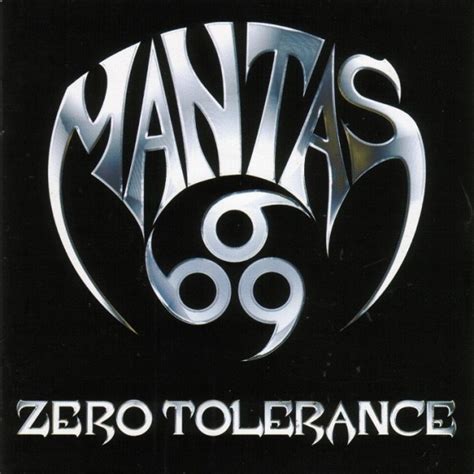 Mantas Zero Tolerance Cd Label No Remorse Records