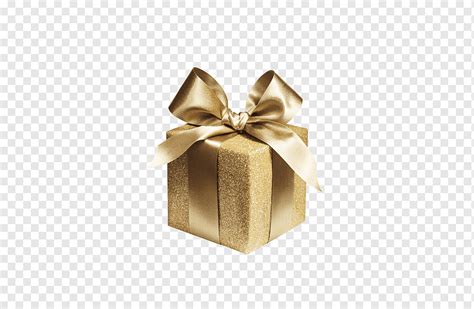 Gold Wrapped T Box Atmosphere Solid Small Png Pngwing