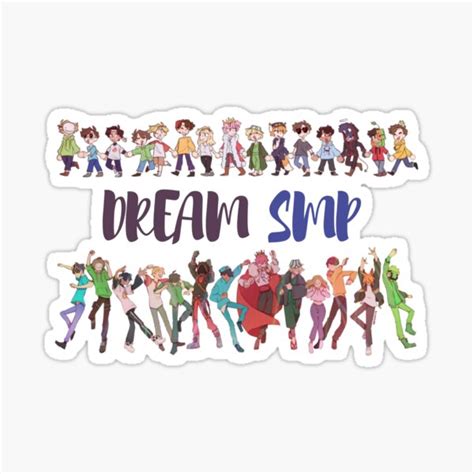 Dream Smp Sticker For Sale By Stitch10 Redbubble Dream Smp Sticker