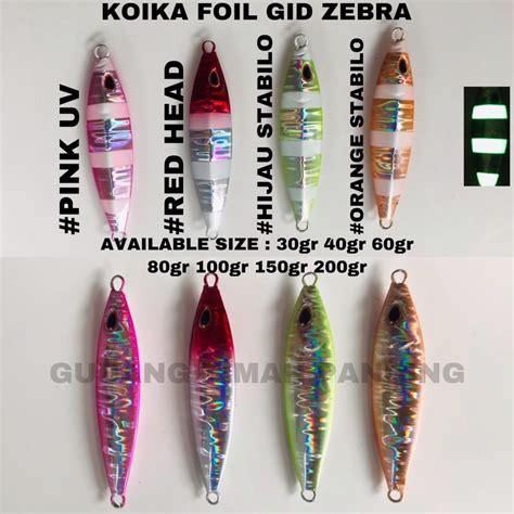 Jual Metal Jig Strom Koika Gram Slow Jig