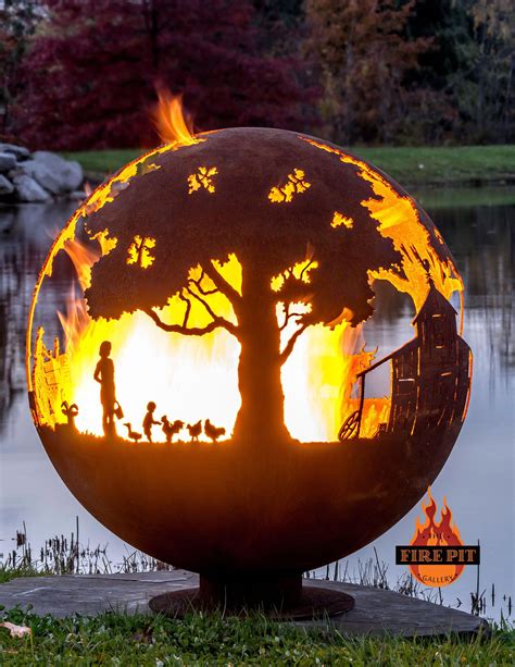 Farm Fire Pit Sphere Appel Crisp Farms The Fire Pit Gallery Fire