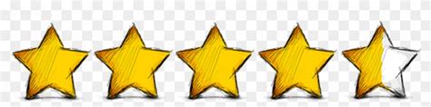 Five Stars Star Rating For Book Free Transparent Png Clipart Images