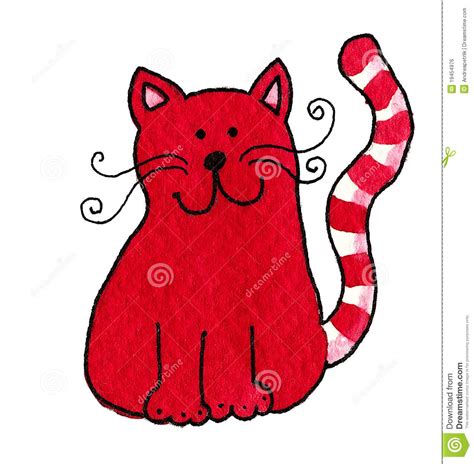 Cute Red Cat Royalty Free Stock Image Image 19454976