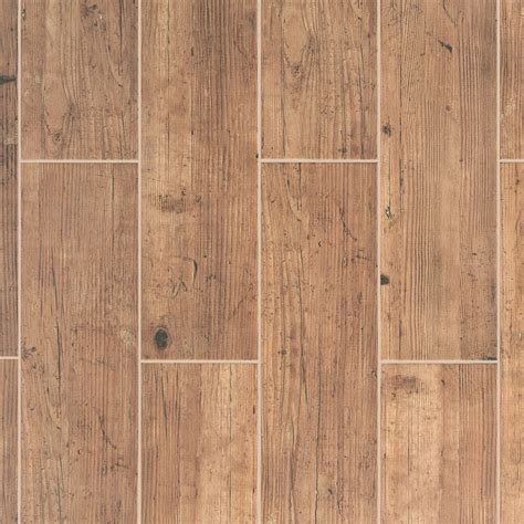 Burton Oak Wood Plank Porcelain Tile 6 X 24 100436070 Floor And Decor
