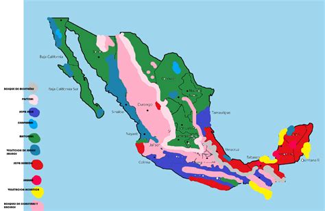 Mapa De Regiones Naturales De Mexico Images Images And Photos Finder